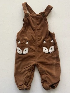 Baby Boden Fuchs Cord Latz Overall Baby Größe 3-6 Monate - Bild 1 von 7
