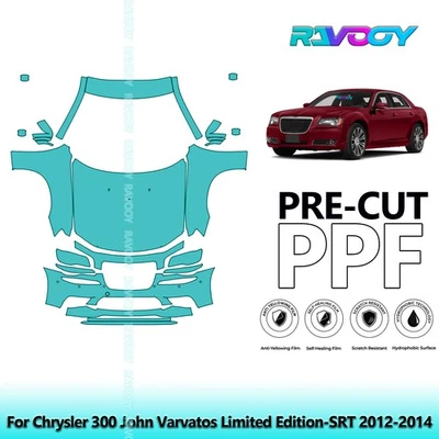 Película de protección PPF para Chrysler 300 John Varvatos edición limitada-SRT 2012-2014 Foto 1 de 4
