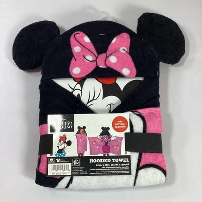Disney Minnie Mouse с капюшоном полотенце ванна пляж надежном 22 «x 55» новый - Изображение 1 из 3