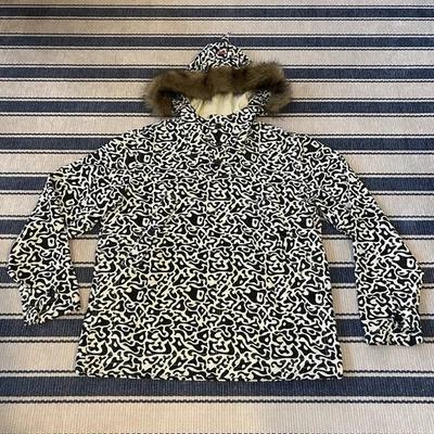 Supreme Military Pullover Printed Pacific Camo Parka Faux Fur Trimmed Hood M - Image 1 of 4