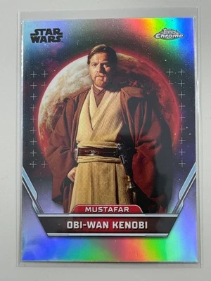 Topps Star Wars 2024 Hyperspace Obi-Wan Kenobi Mustafar Refractor #57 - Image 1 of 3