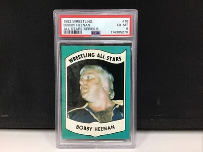 1982 Wrestling All Stars Serie B #16 Bobby Heenan PSA 6 casi nuevo WWE Foto 1 de 2