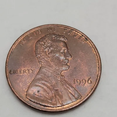 1996 Lincoln Cent Penny Possible Dropped Letter “S” Error – Ready for Grading - Image 1 of 4
