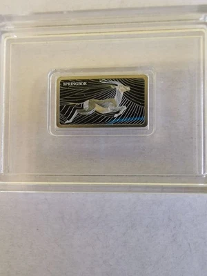 Platinbarren .999 "Platinum Legends - Springbock" 1/100 oz PP Auflage 2.000 Stk - Bild 1 von 3