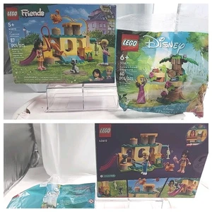 LEGO Friends Cat Playground Adventure 42612 & Disney AURORA'S FOREST PLAYGROUND - Picture 1 of 9