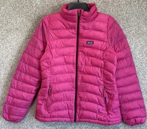 Patagonia Girls 2XL 16-18 Pink Down Insulated Sweater Puffer Coat Jacket 68232 - Picture 1 of 17
