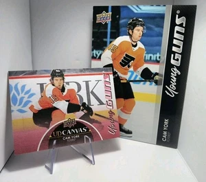 Cam York Rookie Lot – Oversized Young Guns 243 & Canvas C233 – NM - Picture 1 of 21
