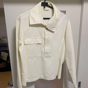 EMPORIO ARMANI Cotton Shirt Jacket-Style Pullover Type Size L Used - Picture 1 of 6