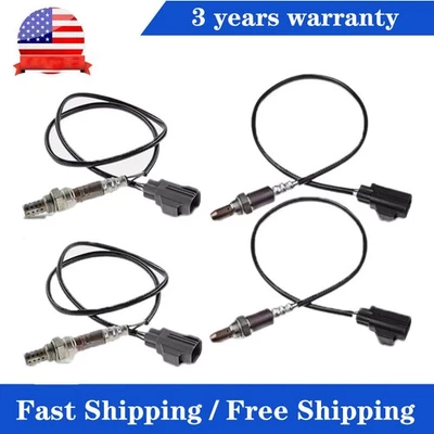 Sensor de oxígeno O2 4 piezas aguas arriba y aguas abajo para Jaguar XJ 2010 2011 2012 2013 5,0 L Foto 1 de 4