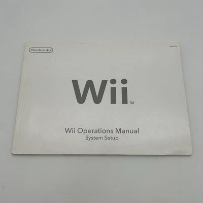 Nintendo Wii Operations Manual System Setup - Image 1 of 4