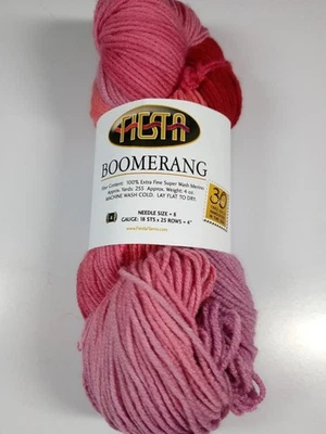 Fiesta Yarn Boomerang-Sweetheart-255 Yards- 100% Extrafine Merino Wool - Image 1 of 2