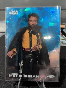 Lando Calrissian (Donald Glover) 2025 Topps Chrome Star Wars Sapphire - Picture 1 of 2