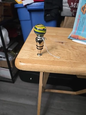 Пробка для бутылок в муранском стиле. Стеклянный верх - Изображение 1 из 3