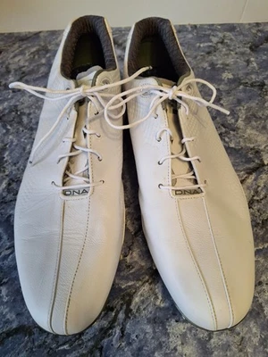 Men's FootJoy DNA golf Shoe With Softspikes 53401 White Leather Size 14m - Image 1 of 4