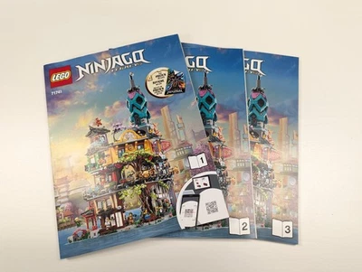 Nuevo LEGO 71741 Ninjago City Gardens ** SOLO INSTRUCCIONES ** 3 libros Foto 1 de 4