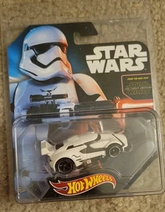 SDCC COMIC CON 2015 HOT WHEELS STAR WARS T.F.A. 1st ORDER STORMTROOPER TOY CAR - Picture 1 of 6