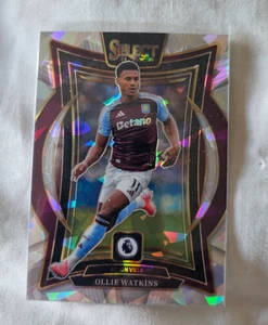 2024-25 Panini Select Premier League Terrace Ollie Watkins #12 Tie-Dye Prizm - Bild 1 von 2