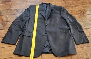 Pronto Uomo Couture Suit 44 LN Stripe Flat Pants 39 Italy 2 Piece Suit (Z16) - Picture 1 of 13