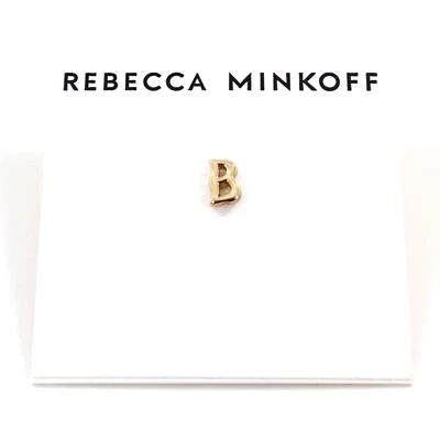 Rebecca Minkoff Gold " B " Initial Earring #RM343 - Image 1 of 4
