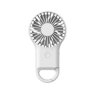 Mini ventilatore portatile USB ricaricabile da scrivania portatile bianco - Foto 1 di 4
