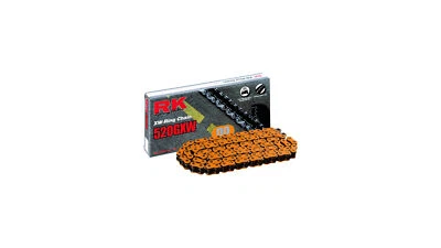 0.411.029N RK 520 GXW Kette 112 Glieder Orange für KTM Duke 125 200 390  - Bild 1 von 2