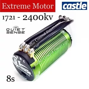 RCP RCMotors Castle Creations 1721-2400kv MOTOR EXTREMO - Imagen 1 de 22