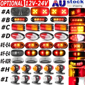 Clearance Lights LED Side Marker White Amber Red Trailer Truck Caravan RV 12-24V - Picture 1 of 80