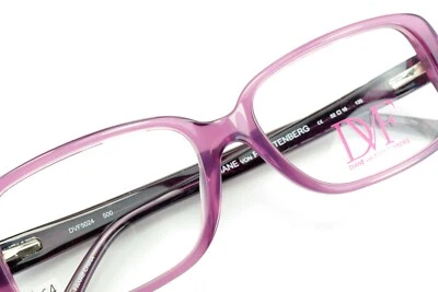 DIANE VON FURSTENBERG DVF5024 500 Purple Crystal 52-16-135 Frame Flex Bisagras I64 Foto 1 de 4