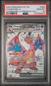 Charizard ex Premium Coll. Ultra Rare Promo SVP EN 056 PSA 10 Gem Mint Pokemon - Picture 1 of 2