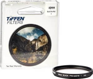 Tiffen filter 49mm Black Pro Mist #1 Special Effects Filter #49BPM1, - Picture 1 of 3