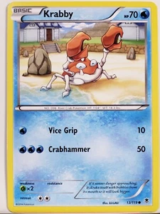 Krabby 13/119 VLP - XY Phantom Forces Pokemon Card - $2 Combined Shipping - Picture 1 of 2