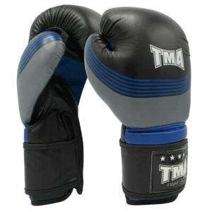 TMA Boxhandschuhe MMA Muay Thai Kampfkunst Stanzen Kämpfen blauer Kick - Bild 1 von 5