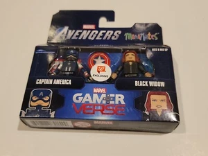 Marvel Minimates Avengers Gamerverse Series Captain America & Black Widow Set - Picture 1 of 5