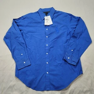 Polo Ralph Lauren Black Label Big Pony con botones para niños niños talla 12 - Imagen 1 de 6