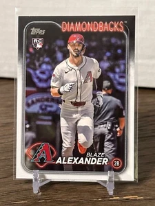 2024 Topps Update Blaze Alexander Diamondbacks RC #US197 - Picture 1 of 2