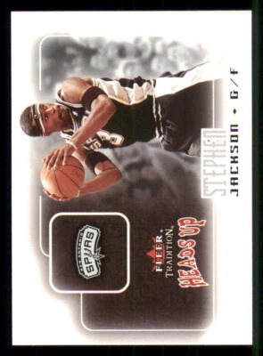 2003-04 Fleer Tradition Heads Up #4 Stephen Jackson - Image 1 of 2