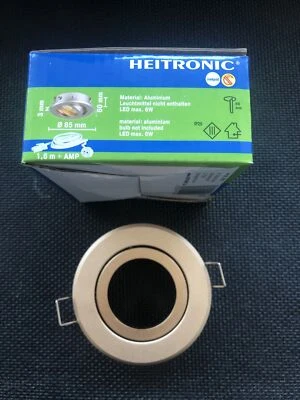 HEITRONIC Rosagold Einbaurahmen Einbauleuchte schwenkbar Deckenspot  85mm + Fass - Bild 1 von 4