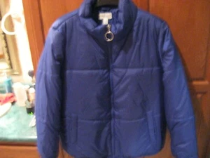 WOMENS COAT SIZE 1X XLARGE PUFFER COAT HEAVYWEIGHT JUNIORS PLUS SIZE RET.$76.00 - Picture 1 of 8