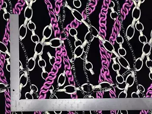 Liverpool Strick geometrischer Druck Stoff - Bild 1 von 2