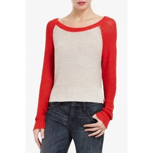 NEU BCBGMAXAZRIA TRANSPARENTER PULLOVER OBERTEIL EYR1L023/B206A GRÖSSE S - Bild 1 von 2