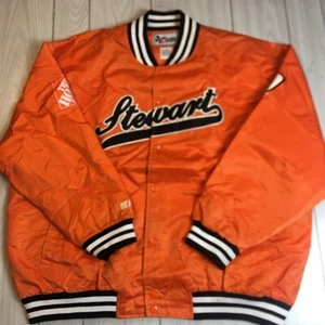 Vintage Tony Stewart Home Depot Chase Satin Bomber Jacket Mens XXL NASCAR Racing - Picture 1 of 8