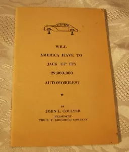 Antikes Heft B.F. Goodrich Co. Autoreifen WWII Ära Auto Heft 40er Jahre - Bild 1 von 2