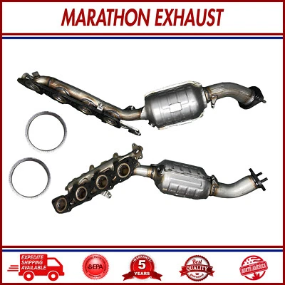 Juego convertidor catalítico colector para Lexus LX570 2008-2021 5,7 L banco 1 y banco 2 Foto 1 de 4