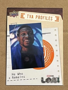 2023 UPPER DECK MARVEL LOKI WER BLEIBT JONATHAN MAJORS - TVA PROFILE #P-15 - Bild 1 von 2