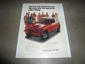 Honda Coupe - Vintage Print Ad - Ad dated 1972 - Picture 1 of 1