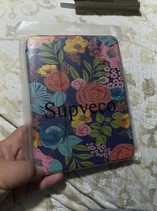 Case Cover For New Ipad Mini Six 6 Flowers Floral Blue Smart Sleep Wake Skin - Picture 1 of 4