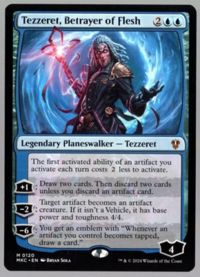 Tezzeret, Betrayer of Flesh 0120 Non Foil Mythic Murders at Karlov Manor MTG NM - Image 1 of 2