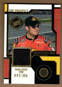 2004 PRESS PASS TOP PROSPECTS MEMORABILIA #MTT MARTIN TRUEX JR. TIRE #83/350
