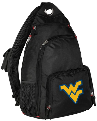 WVU Crossbody Backpack SUPER STRONG BALLISTIC NYLON Single Strap Cross Bod Cover