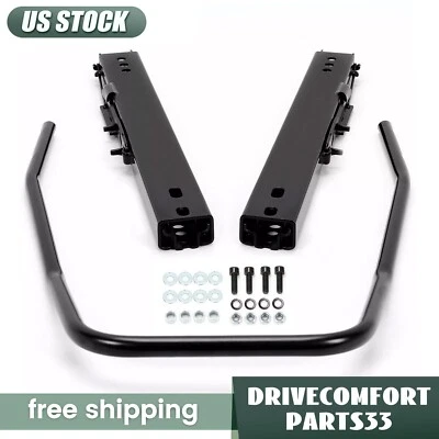 SBR-001 Nuevo Delantero Universal Doble Bloqueo Diseño Coche Carreras Asiento Base Deslizante Foto 1 de 4